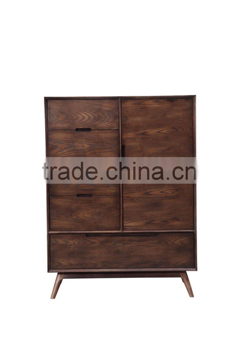 2016 Vintage Style North European Wooden Sideboard With Drawers For Living Room