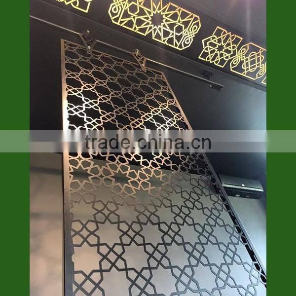 Laser Cut Indoor Decorative Aluminium Perforated Metal Wall Cladding Panels