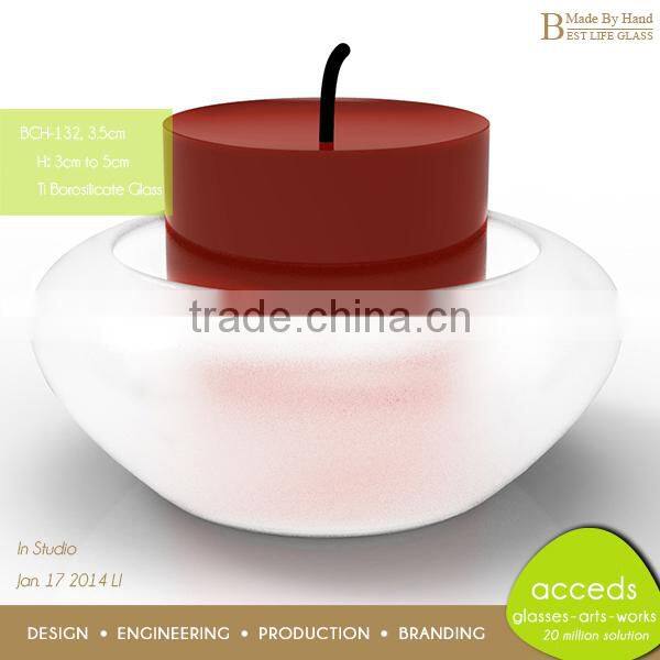 Cheap OEM/ODM Handmade Decorative Glass Candlestick Wedding