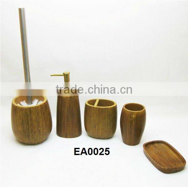 4pcs White sandstone bath gift set