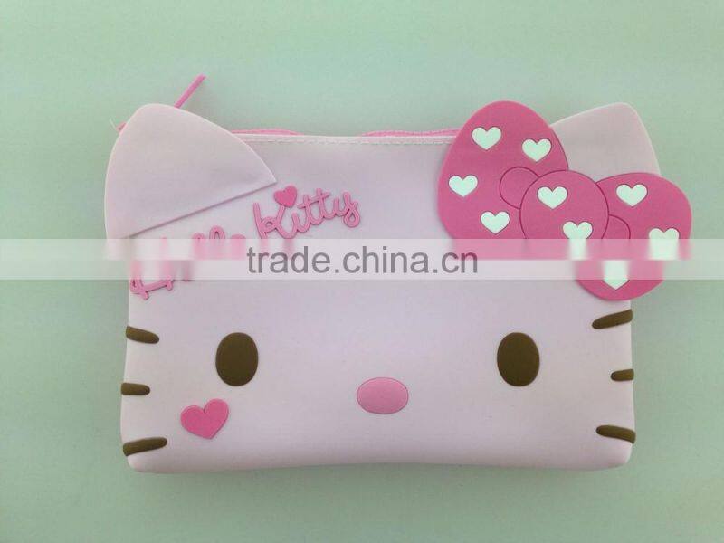 OEM new smart zipper puller silicone bag /pouch /purse