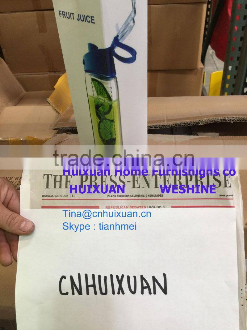 Fruit Infusion Water Bottle,fruit infuser water bottle