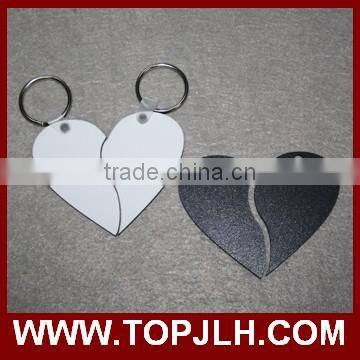 Wholesale sublimation custom keychain promtion gifts keyring