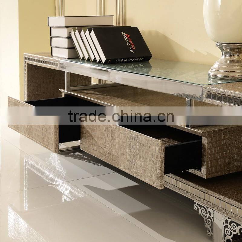 hot selling royal luxury living room/hotel furniture tv wall units