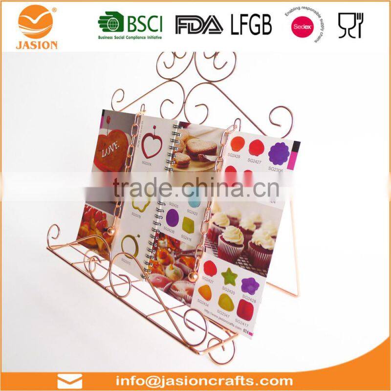 WI2903 Wire Metal Cookbook Holder Stand