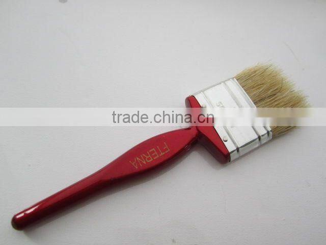 3" bristle paint brush wooden handle