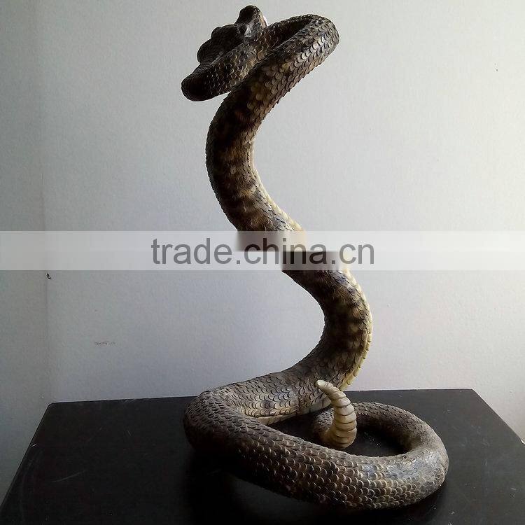 Resin snake figure