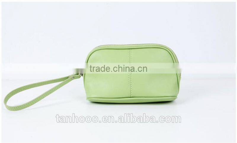 waterproof pu leather small packaging travel plain makeup bag