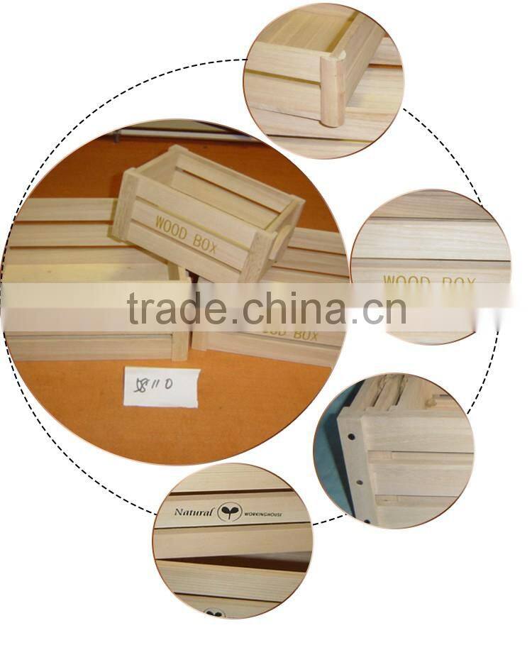 Top quality wooden storage basket for kitchen storaging