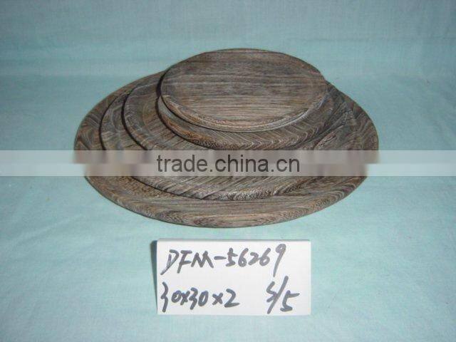 carbonize kitchen wooden pizza plate