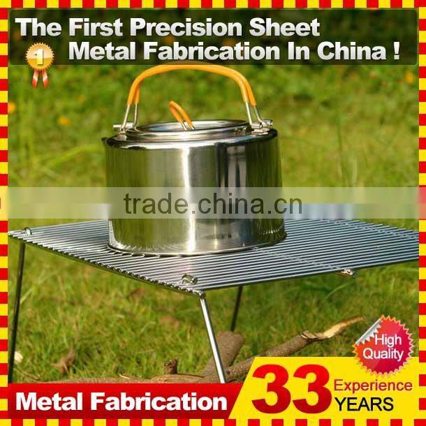 METAL MINI GRILL BARBEQUE FOLDING TABLE