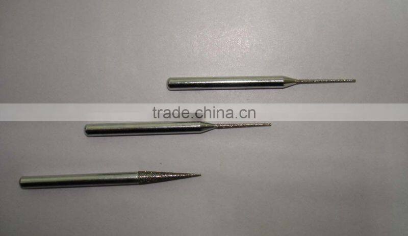 Electroplated diamond points/burrs