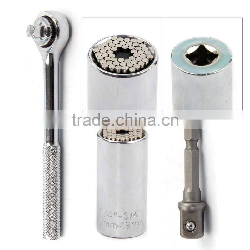 2 in 1 hand socket wrench tool set