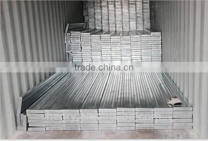 Hot-dip galvanized scaffolding steel plank