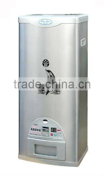 Rice Storage distributor the capacity and stored of rice are 8 kg,15 kg,20 kg,30 kg