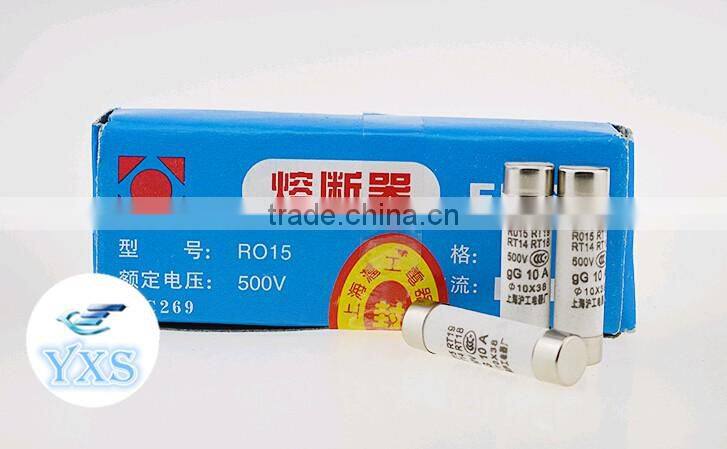 RO15 R015 RT18 10*38MM 20A 500V Ceramics fuse tube explosion-proof 1A-32A In stock~