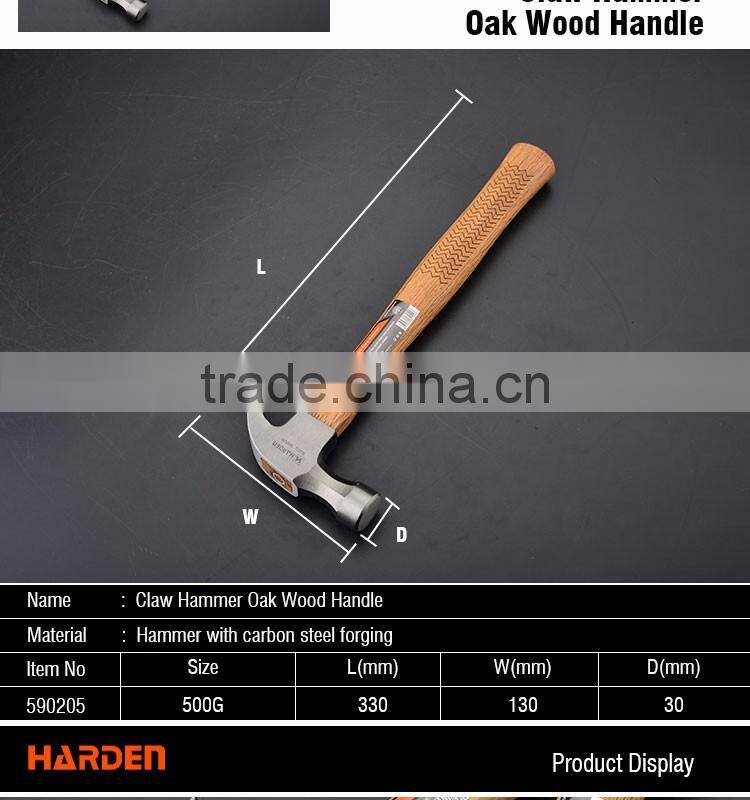 Small Best Claw Hammer With Wooden Handle Oak wood handle claw hammer