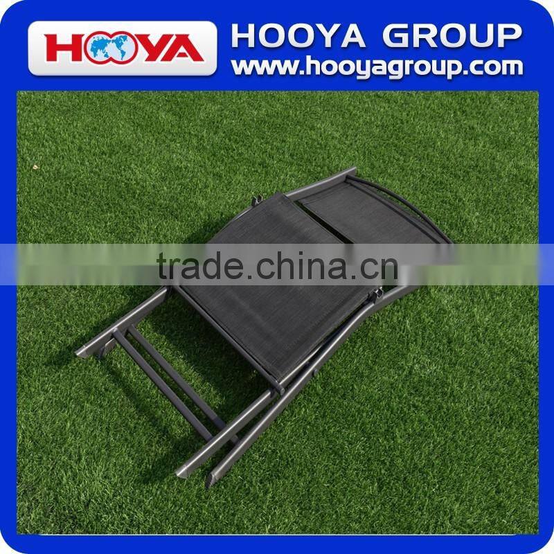 4pcs iron outdoor leisure folding chair,black,53CM*46CM*82CM
