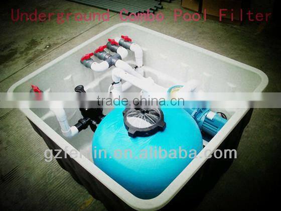 Wall mounting pipeless swimming pool filter