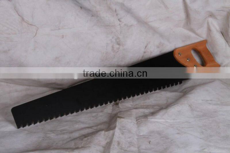teflon coated masonry saw with wooden handle