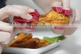 Silicone mini food service tongs heat resistant cooking tong function of food tongs