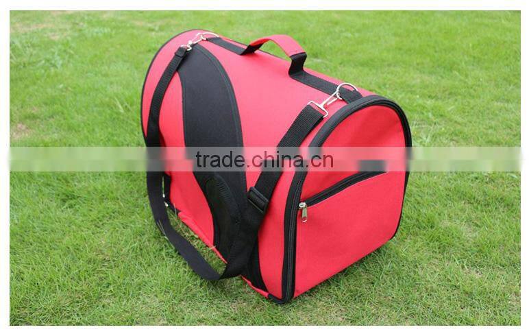(OEM) Fashion red tote dog carrier bag