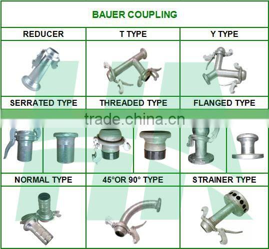 Galvanized T Type Quick Connect Bauer Coupling