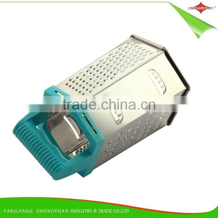ZY-N5048 Hot selling 6 side stainless steel grater with good grip