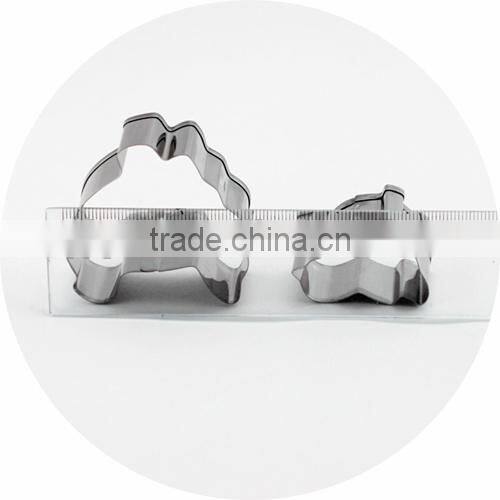 100% food grade stainless steel cookie cutter wholesale cock hen shape biscuit mold animal cookie cutter set