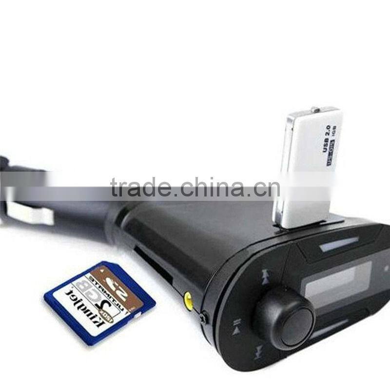 2016 hot MP3 Player Wireless FM Transmitter Modulator Car Kit&USB SD MMC LCD Remote