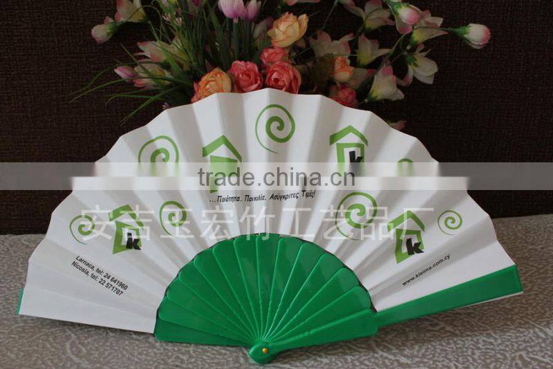 Pesonalized hot sale plastic hand fan
