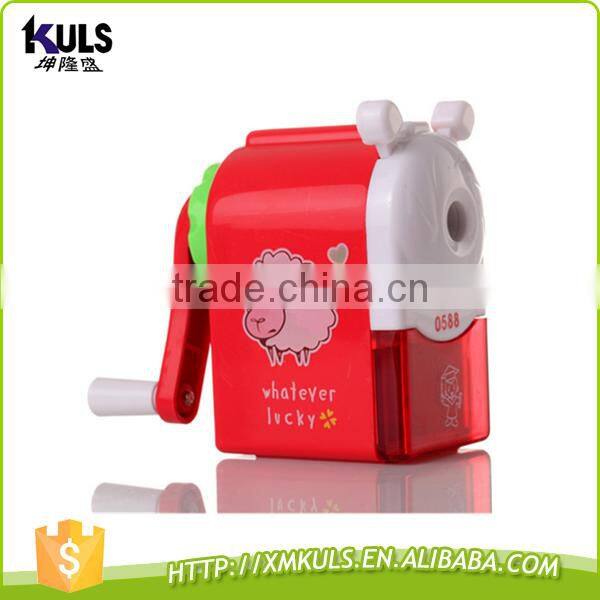 School supplies windmills cartoon hand plastic pencil sharpener