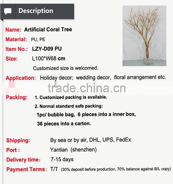 High quality best selling items wedding tree arts and crafts for party supply