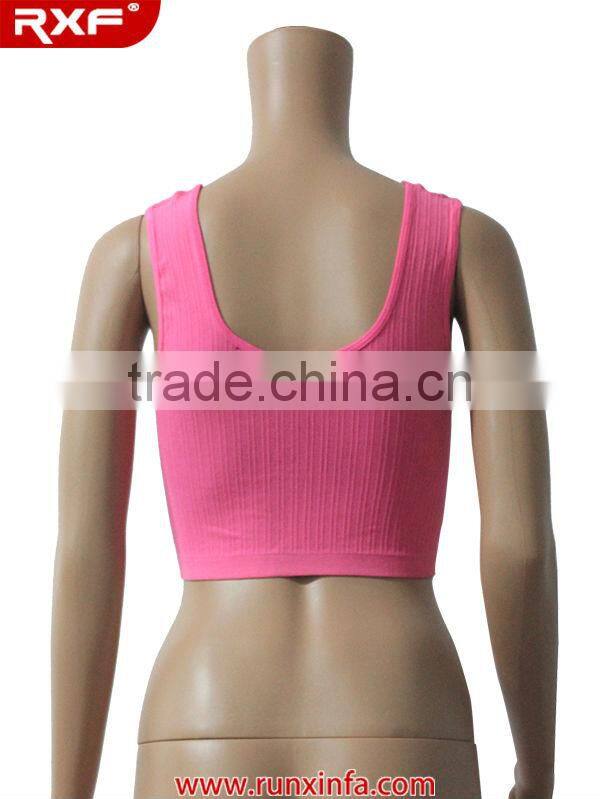Fitness genie bra with removable pad wholesale China factory