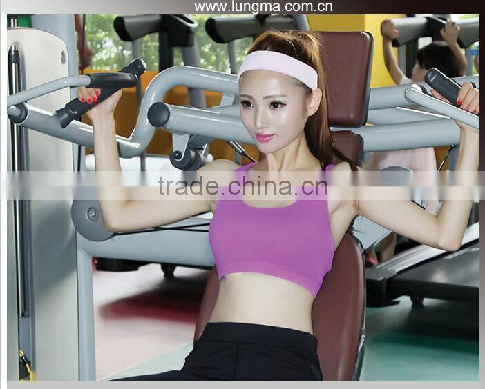 Compression Yoga Running Training Fitness Genie Nude Push Up Sports Bra