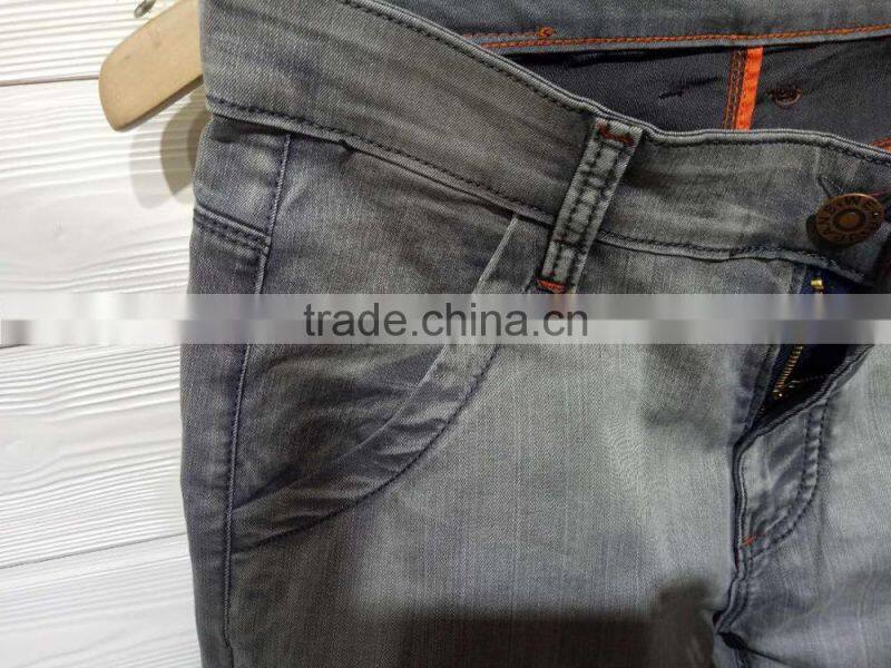 GZY factory overruns demin new brand fashion mens stock jeans pants