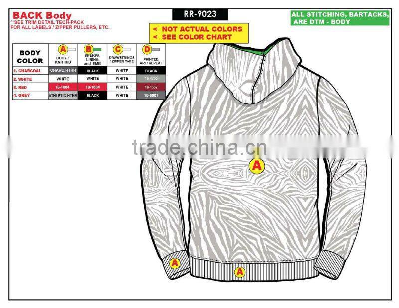 2014 Stock Boys / mens / big mens polyester winter sherpa lined printed fleece jacket /coat