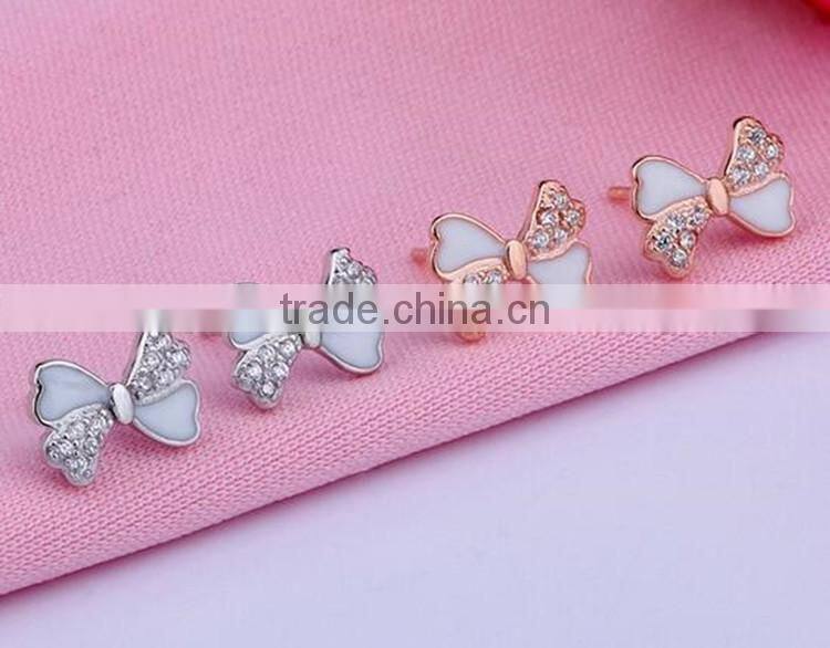 Fashion 925 Sterling Silver 2016 Latest Design Square Earring