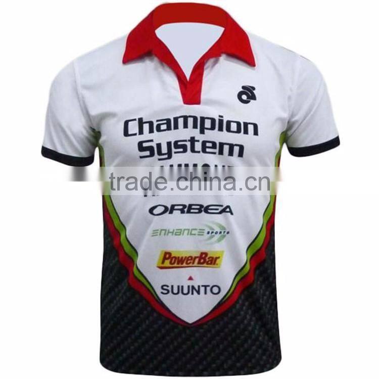 Custom dry fit digital sublimation printing polo shirt sport golf shirt