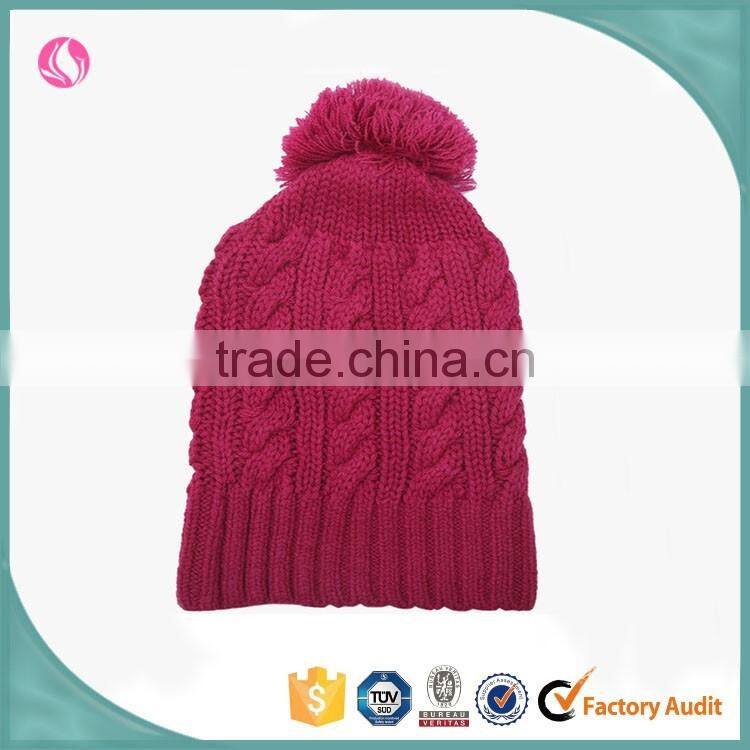 2017 Winter Ladies Fashion Clothing Winter Beanies Knitted Custom Beanie Hat