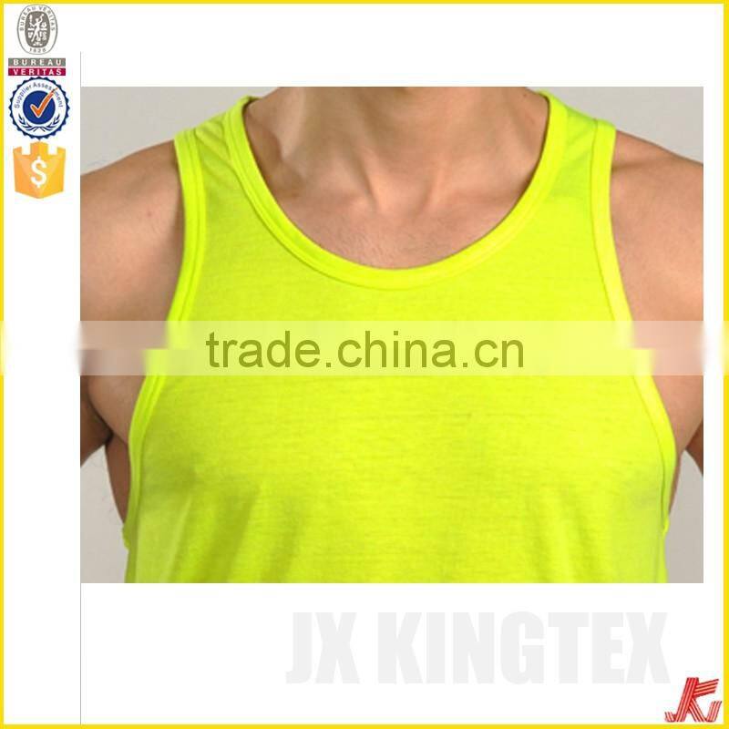 mens wholesale blank lycra tank top cheap