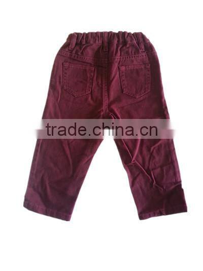 The latest boys jeans in purplish red G13