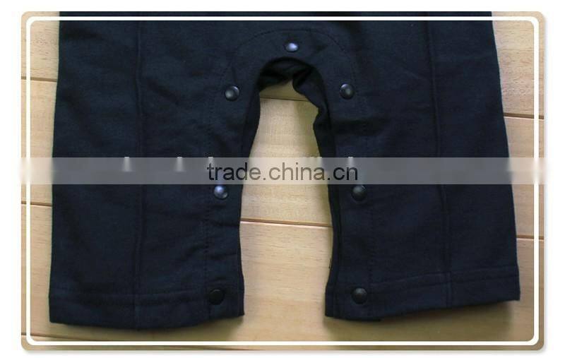 Wholesale Gentlemen Boys Long Sleeve Bodysuit Necktie Rompers Baby Boys Suit