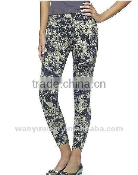 full printed ladies seamless leggings