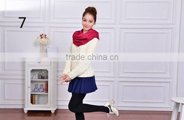 new design high quality 20color choice new solid acrylic material scarf women