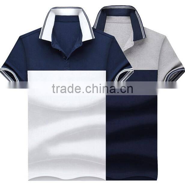 Mens Polo T shirt,100%Cotton Two Colors Mens Printing Wholesale Bulk Polo Shirt