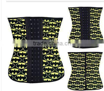 2017 New 9 Steel Boned ladies high quality latex Waist Trainer Corsets