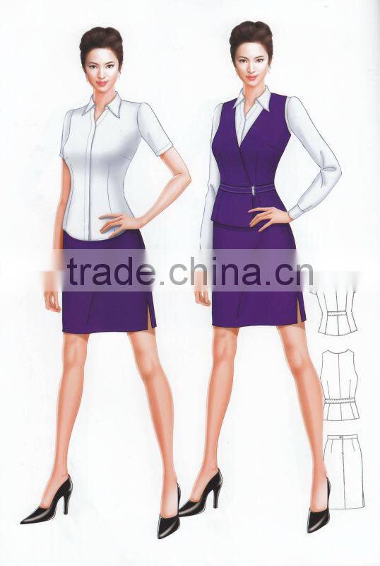 Ladies Suit With Skirt, High Quality Ladies Suit,Ladies Suit
