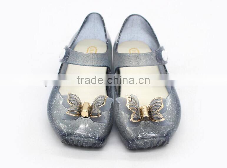 Butterfly kids jelly shoes, mini melissa butterfly shoes