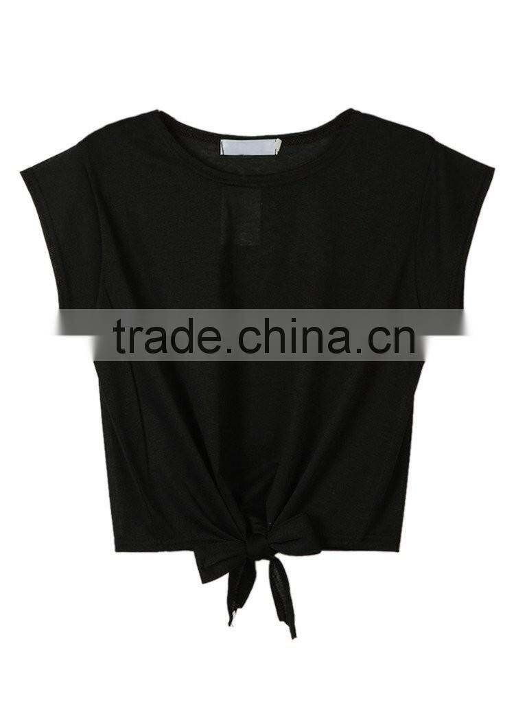 Womens club wear sexy fitness crop top